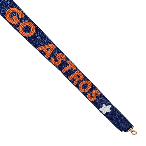 Show Your Astros Pride with the GO ASTROS Gameday Beaded Strap