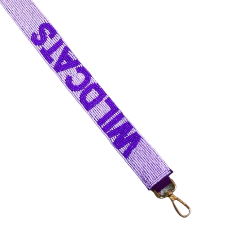 Wildcats Gameday Beaded Purse Strap - Show Your Team Spirit in Style!