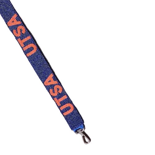 UTSA Gameday Beaded Purse Strap - Chic Handbag Shoulder Strap with UTSA Roadrunners Team Pride for Stylish Game Day Fashion
