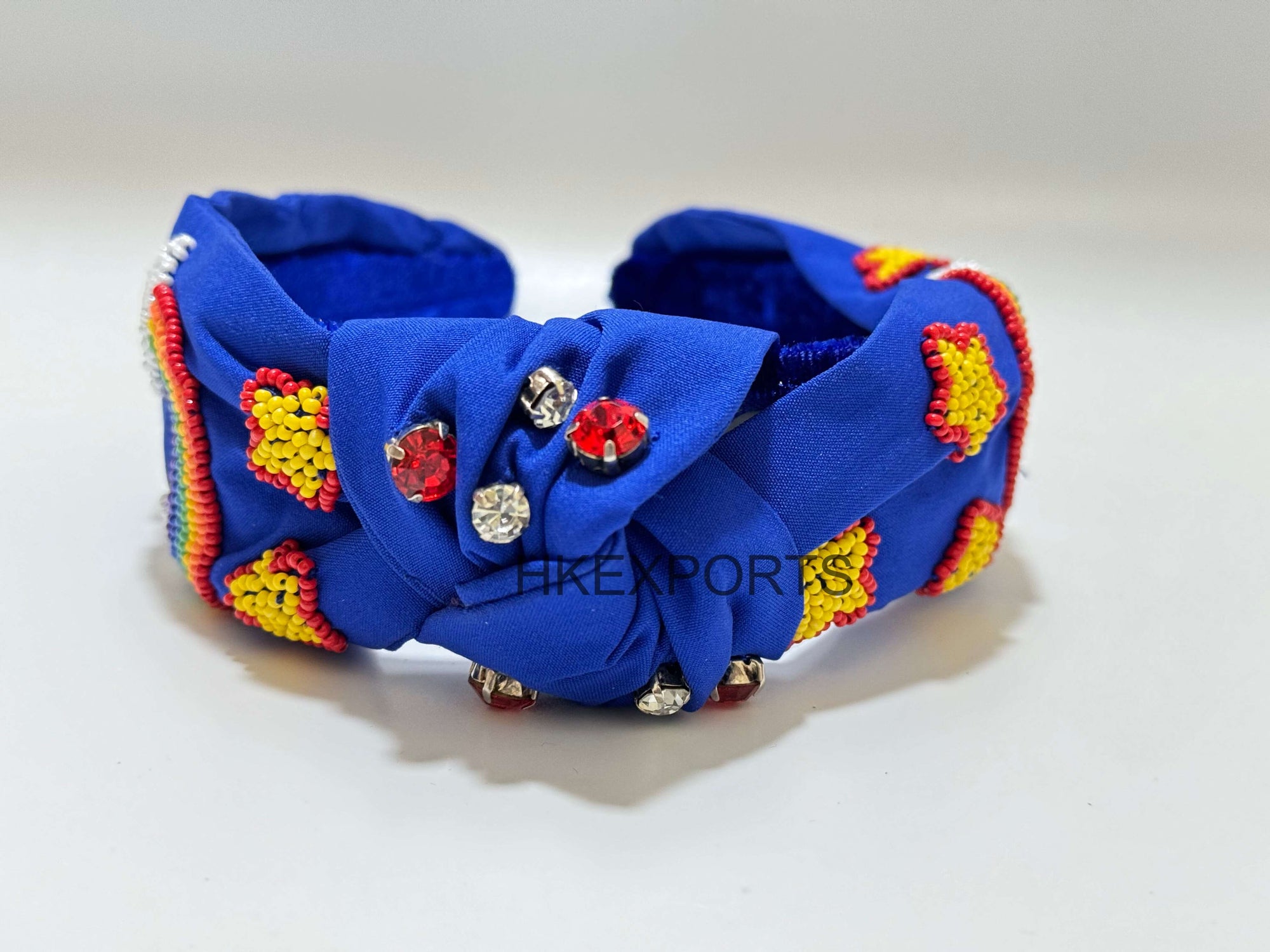 Radiant Reverie: Rainbow Handmade Beaded Headband