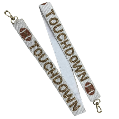 Touch Down Gameday Beaded Purse Strap