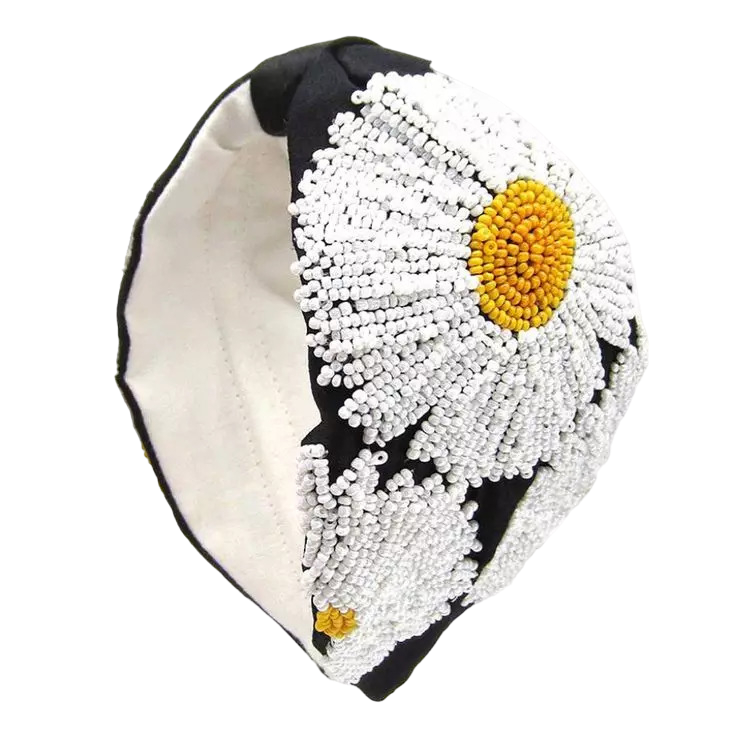 Shine Bright Like a Diamond with Our Crystal Embellished Beaded Headband - A Stylish Hair Accessory for Women
