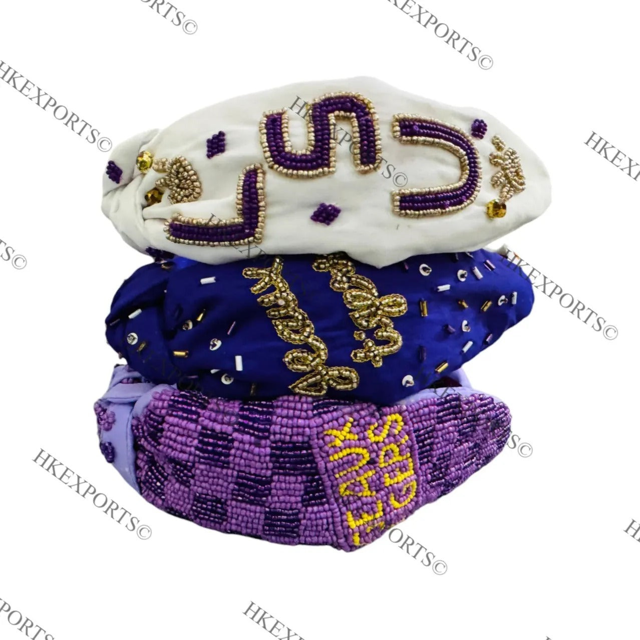 Geaux Tigers Gameday Beaded Headband