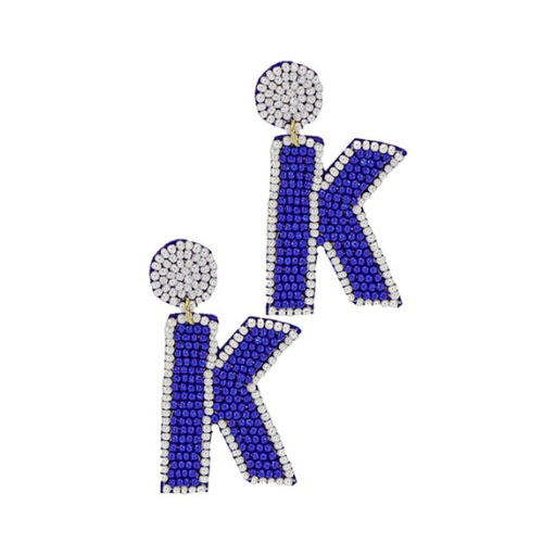 Kentucky Wildcats Beaded Earrings: The Perfect Addition to Your Gameday Outfit