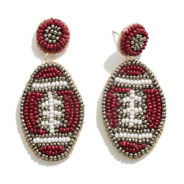 Missouri University Tiger Beaded Earrings: Roar with Tiger Pride
