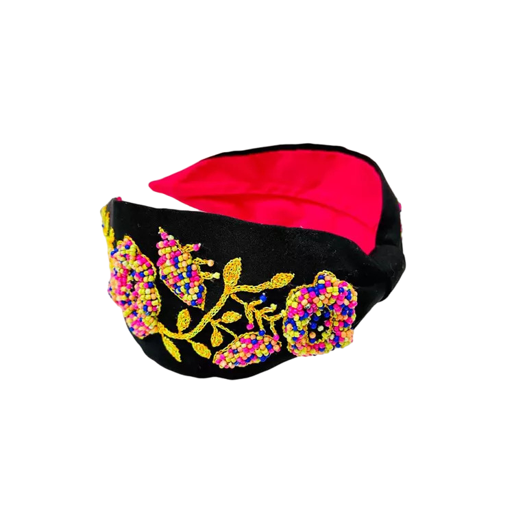 Sparkle and Shine: Crystal Embellished Beaded Headband - The Must-Have Hair Accessory for Trendy Women
