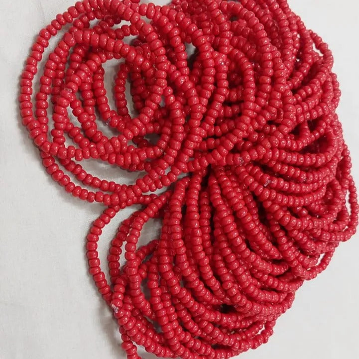 Elegant Maroon Red Beaded Bracelet