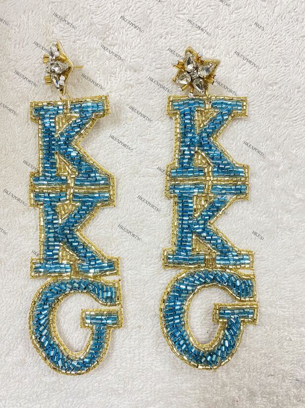 Grace Greek Beaded Earrings