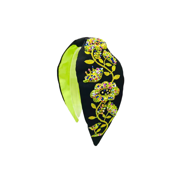Statement Handmade Beaded Headband - Bold Patterns and Colors