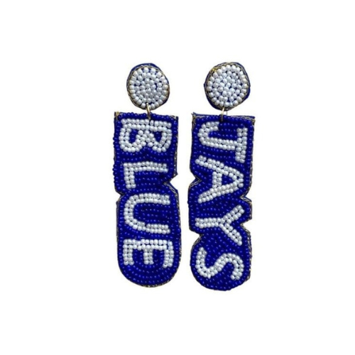Toronto Blue Jays Gameday Beaded Earrings - Show Your Team Spirit in Style!