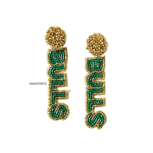 Chicago Bulls GameDay Beaded Earrings - Elevate Your Fan Style with Team Spirit