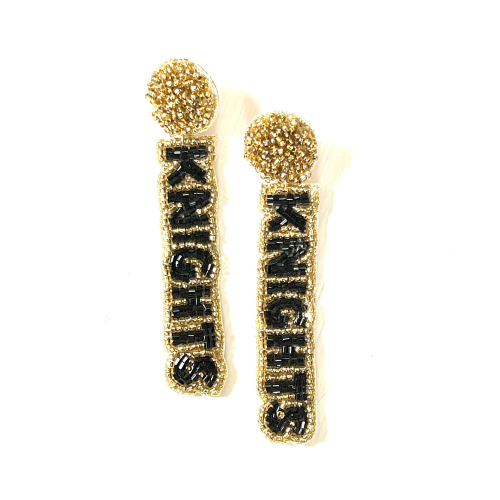 UCF Knights GameDay Beaded Earrings - Elevate Your Fan Fashion with Knightly Spirit