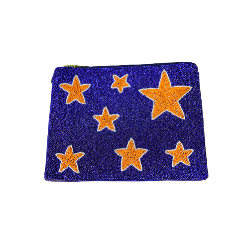 Handcrafted Houston Astros Beaded Purse