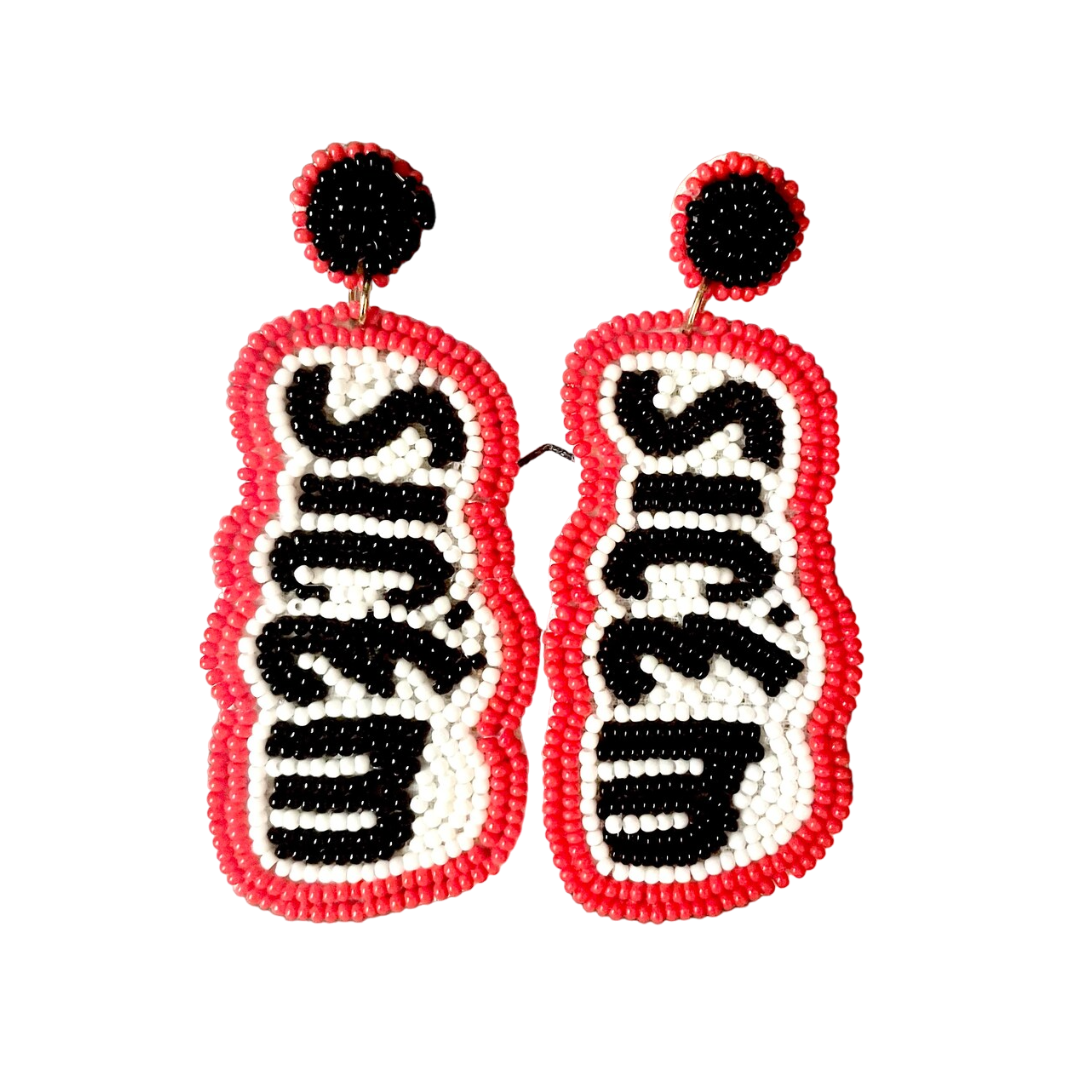 Radiant Elegance: SICEM Beaded Earrings - Statement-Making Accessories!
