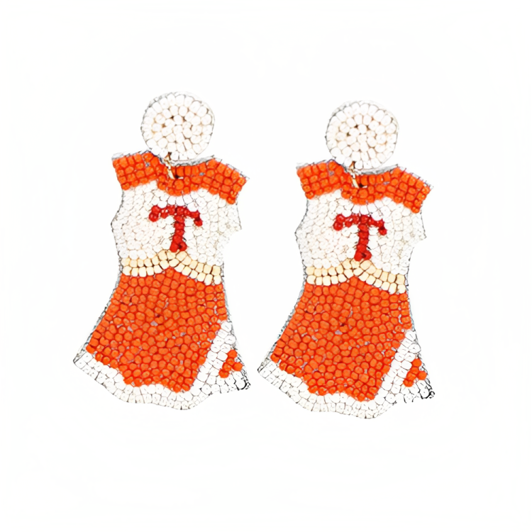 Tennessee Vols Gameday Beaded Earrings: Show Your Volunteer Spirit with Stylish Accessories!