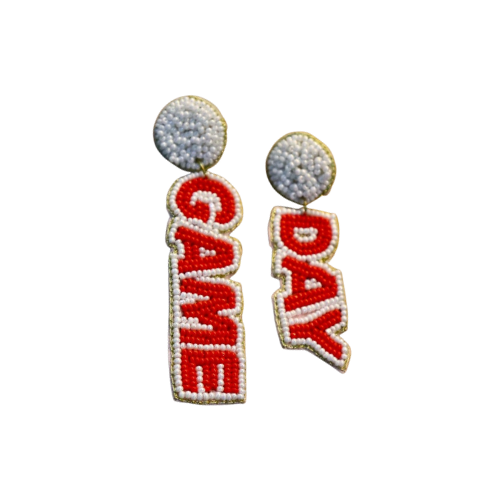 Gameday Beaded Earrings - Elevate Your Team Spirit in Style!