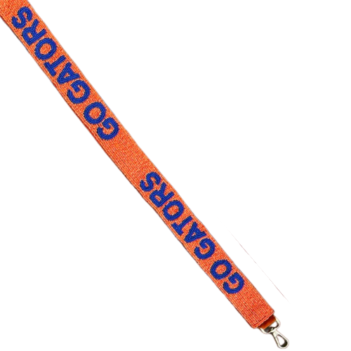 GO GATORS Gameday Beaded Purse Strap