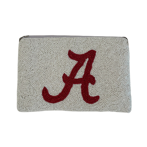 University of Alabama Gameday Beaded Coin Purse: Show Your Crimson Tide Pride!