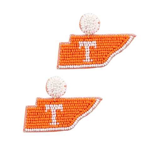 Tennessee Vols Gameday Beaded Earrings: Show Your Volunteer Spirit with Stylish Accessories!