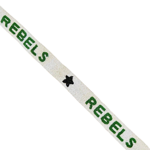 Game-Changer Beaded Purse Strap for REBELS Gameday Glam!