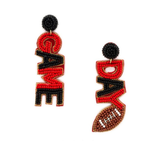 WOOF Gameday Beaded Earrings: Bark Up the Right Fashion Tree!