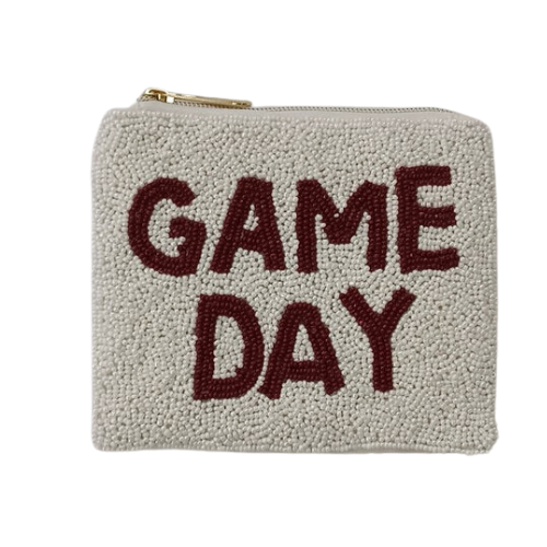 WHO DEY Gameday Beaded Purse - Show Your School Spirit!