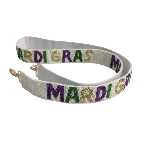 Customizable Mardi Gras Beaded Purse Strap: Create Your Own Carnival-Inspired Fashion Statement