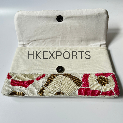 Bohemian Rhapsody Hand-Beaded Purse - Artisan Crafted Boho Bag with Intricate Beadwork for Free-Spirited Elegance