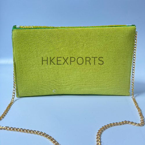 Lemon-Inspired Bohemian Chic Beaded Purse