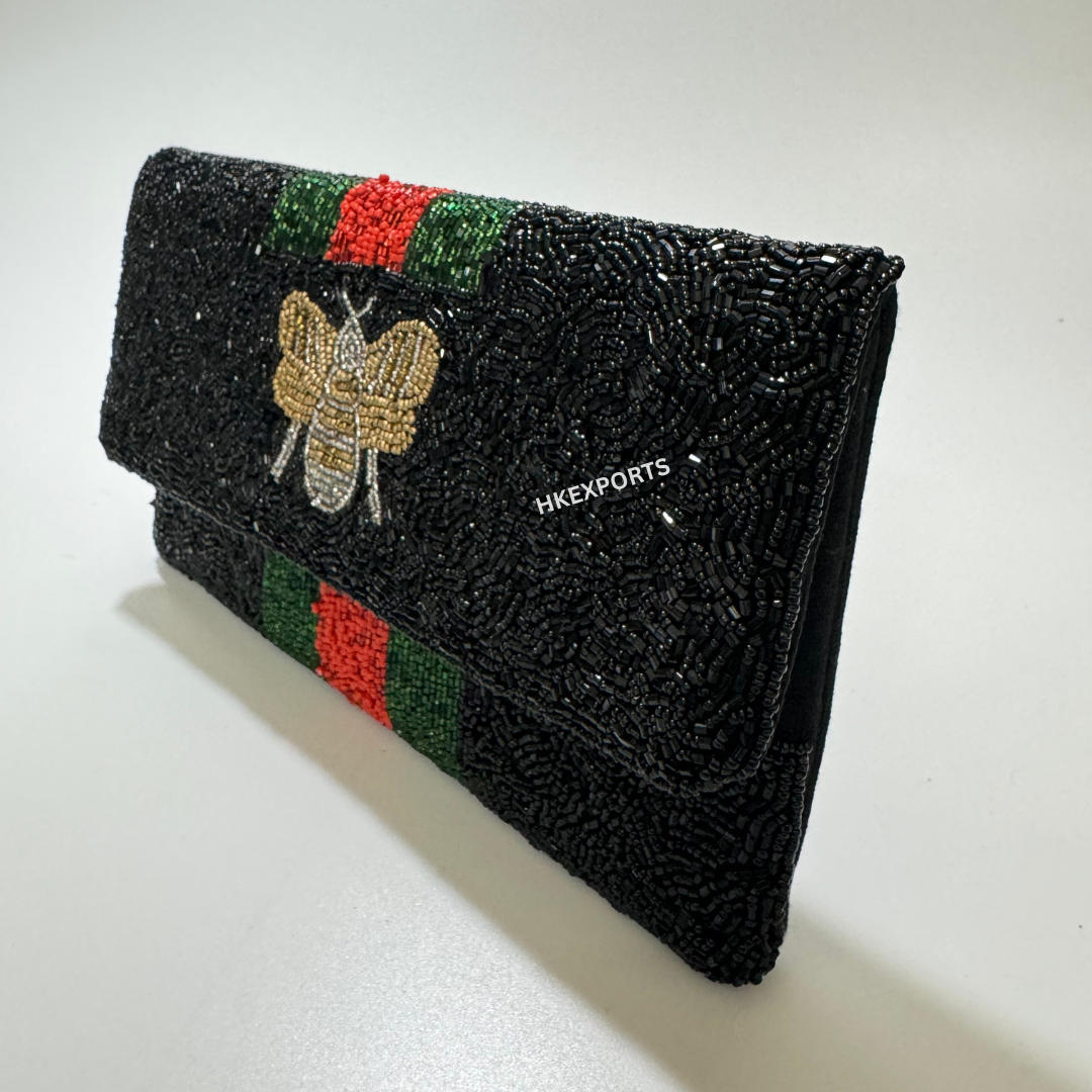 regal-elegance-black-and-gold-beaded-clutch-with-intricate-bee-embellishment