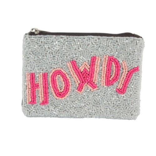 Howdy, Texas A&M! Handmade Beaded Coin Purse - Show Your Aggie Spirit with Style!