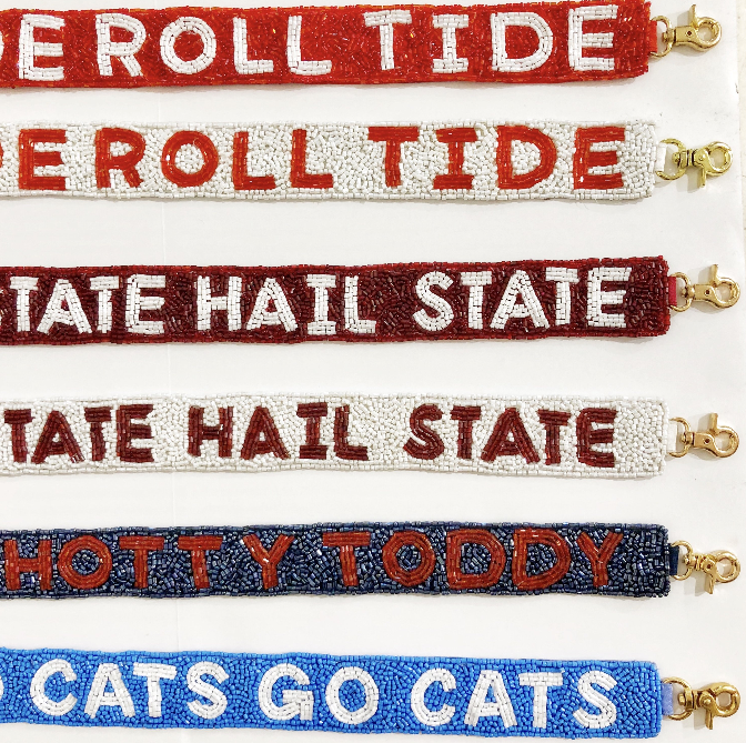 Roll Tide, Hotty Toddy, GO Cats Gameday Beaded Strap Collection