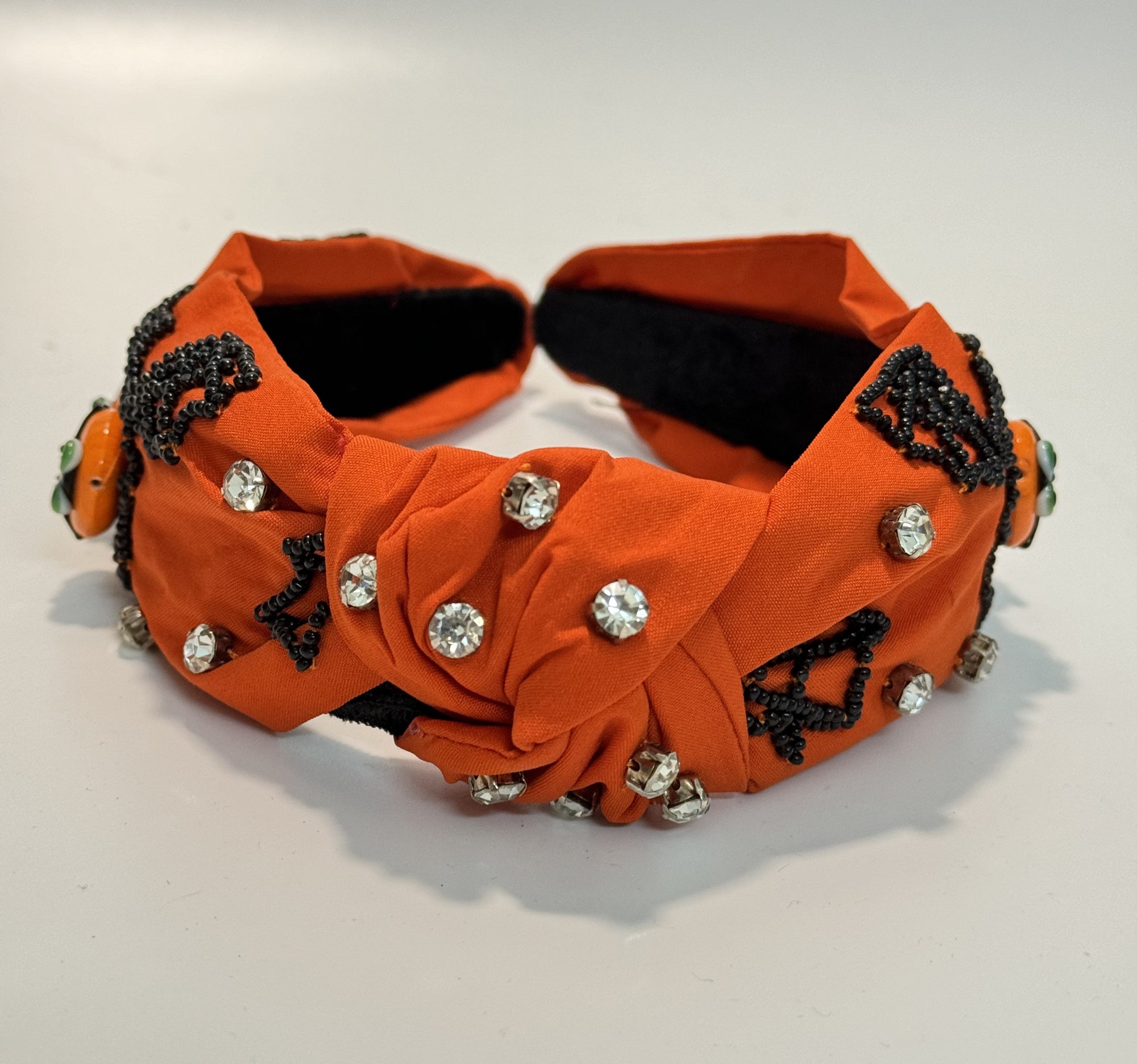Handcrafted Halloween Spooky Beaded Headband