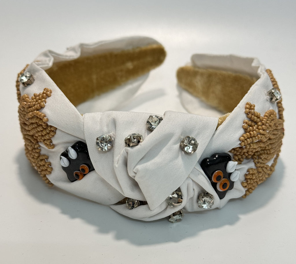 Handcrafted Halloween Beaded Headband