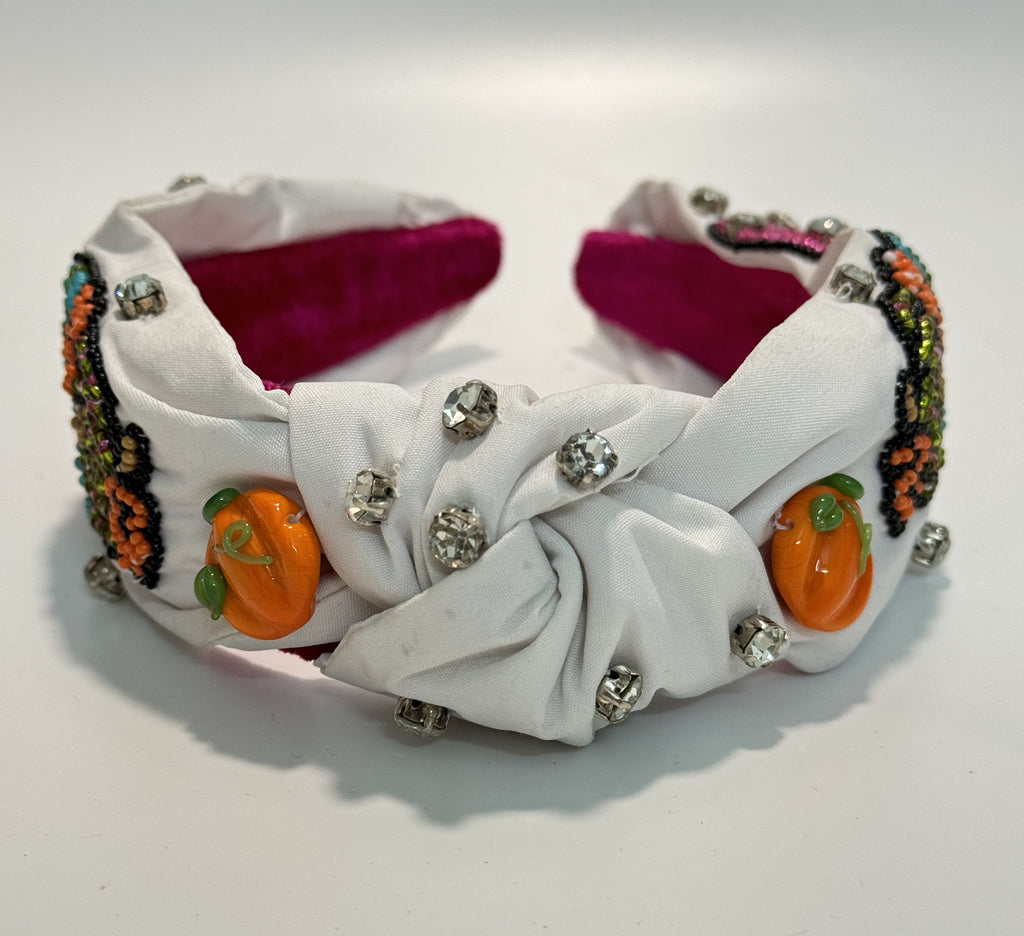 Boo-tiful Handcrafted Halloween Beaded Headband