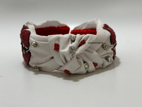 Mardi Gras Magic: Handcrafted Lobster Beaded Headband for Festive Celebrations