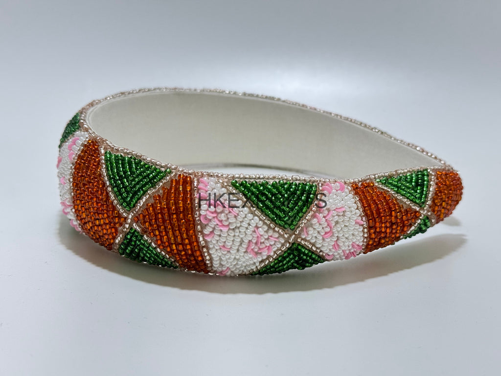 Radiant Splendor: Sparkling Multicolor Bohemian Chic Beaded Headband for Festivals & Events - A Dazzling Accessory to Elevate Your Style!