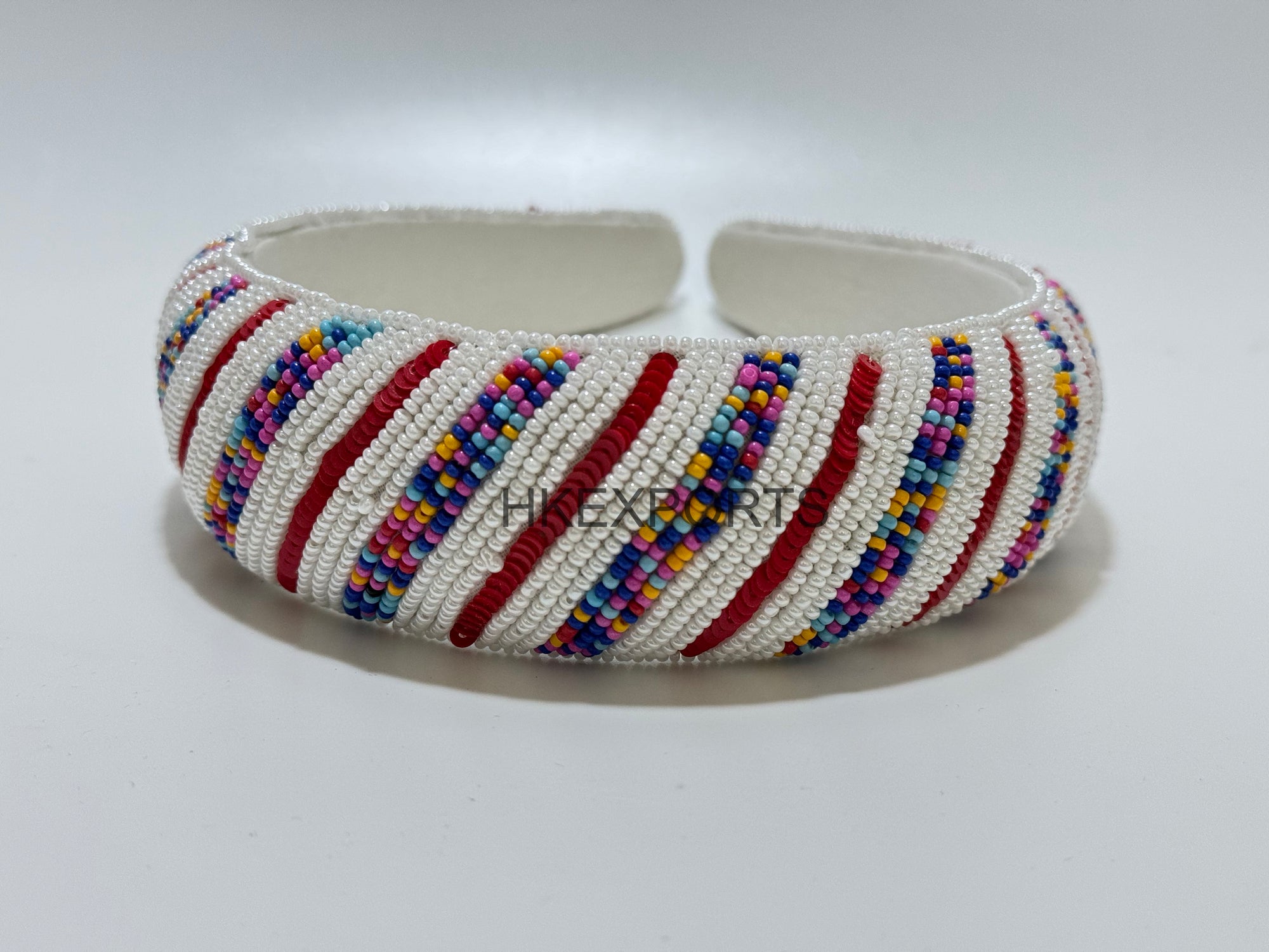 Dazzling Multicolor Bohemian Chic Beaded Headband for Festivals & Events - Sparkle and Shine with this Unique Accessory!