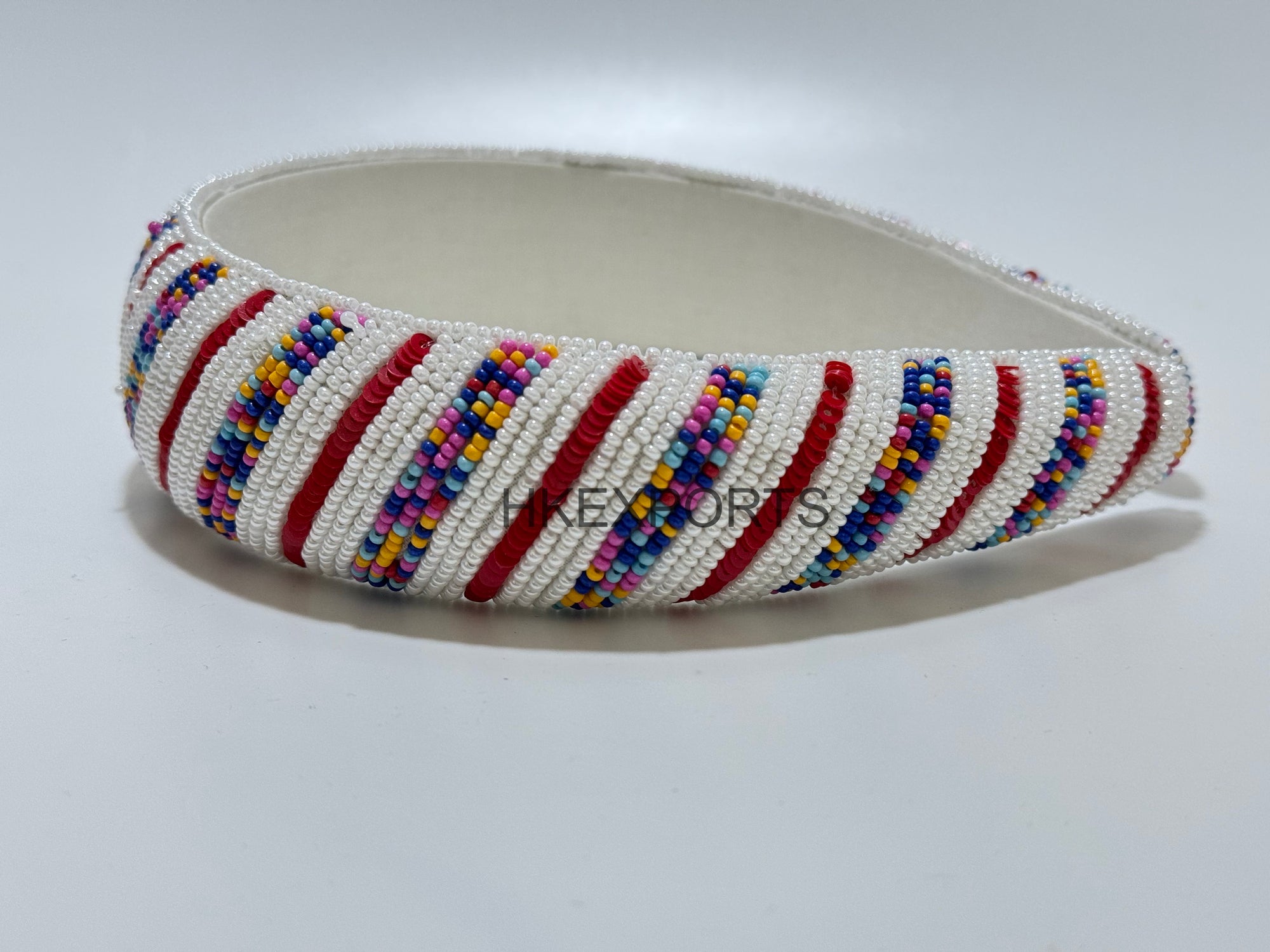 Dazzling Multicolor Bohemian Chic Beaded Headband for Festivals & Events - Sparkle and Shine with this Unique Accessory!