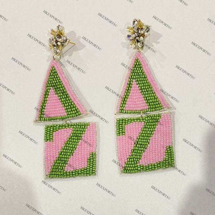 Greek Beaded Earrings