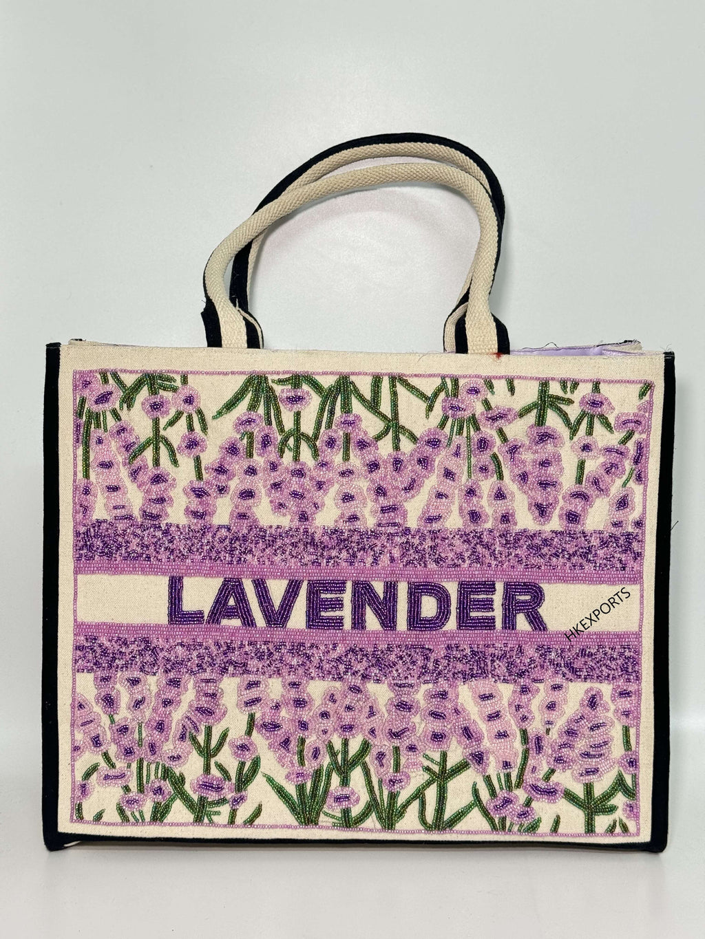 Lavender Dreams Purple Haze Floral Tote Bag