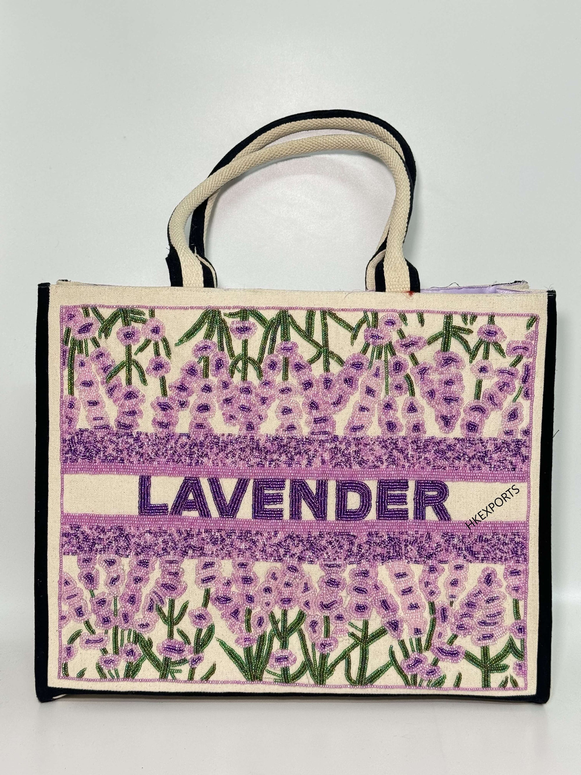 Lavender Dreams Purple Haze Floral Tote Bag
