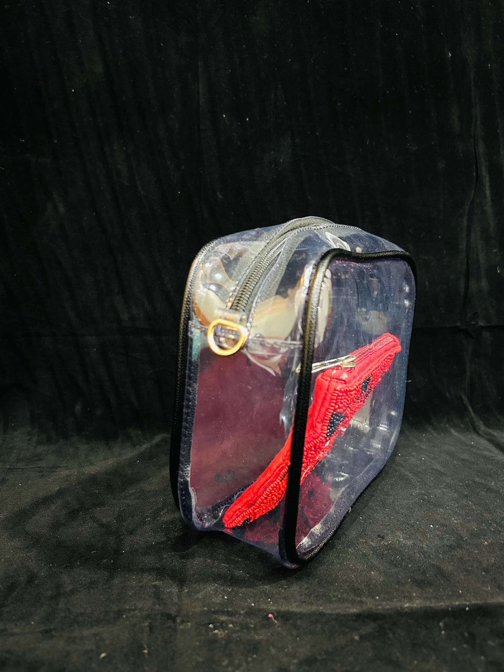 Clear Stadium-Approved Bag for Gameday, Custom Team Colors Bag with Coin Purse or Headbands (Copy)