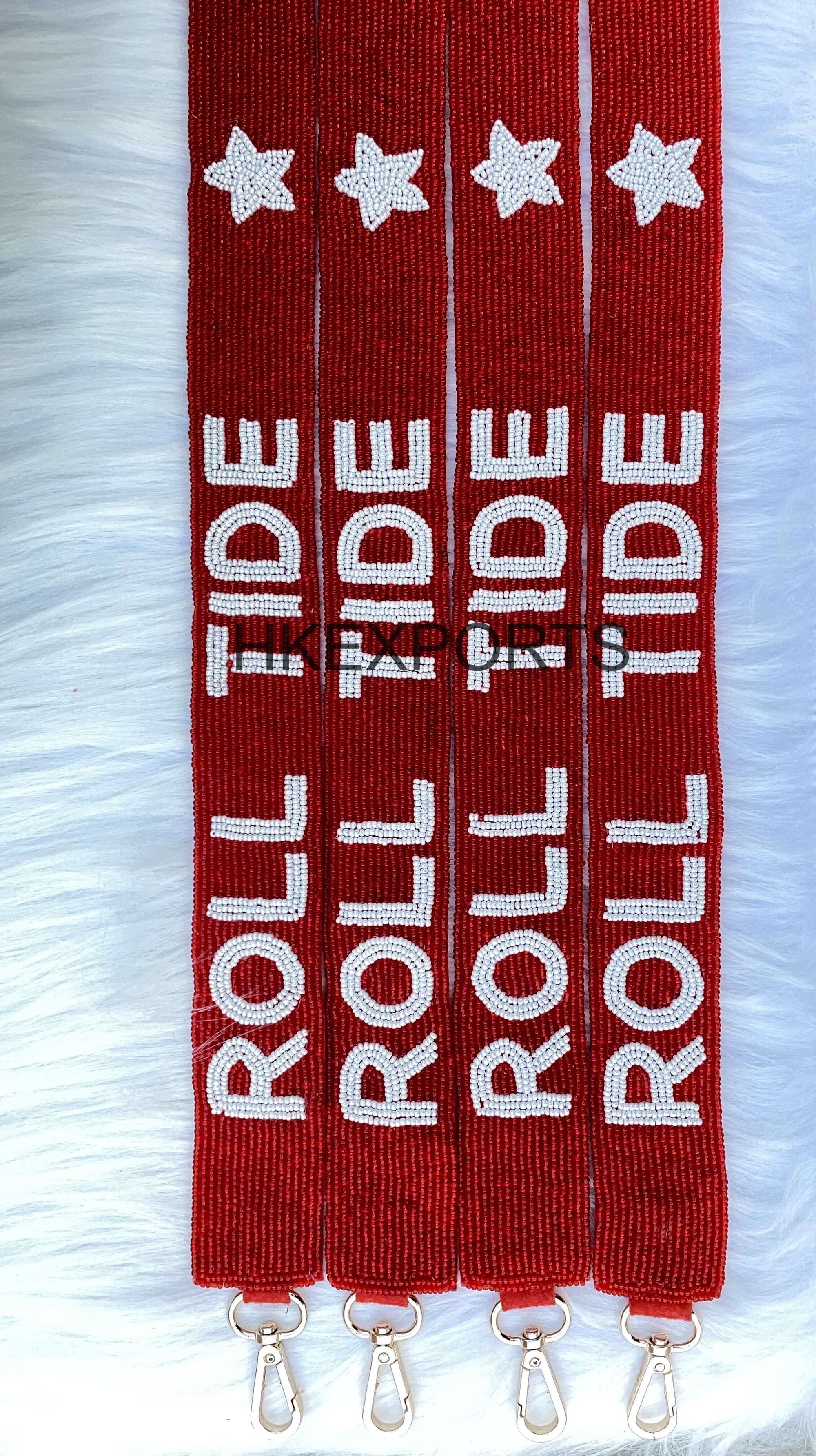 Roll Tide Gameday Beaded Strap – Elevate Your Crimson Tide Spirit!
