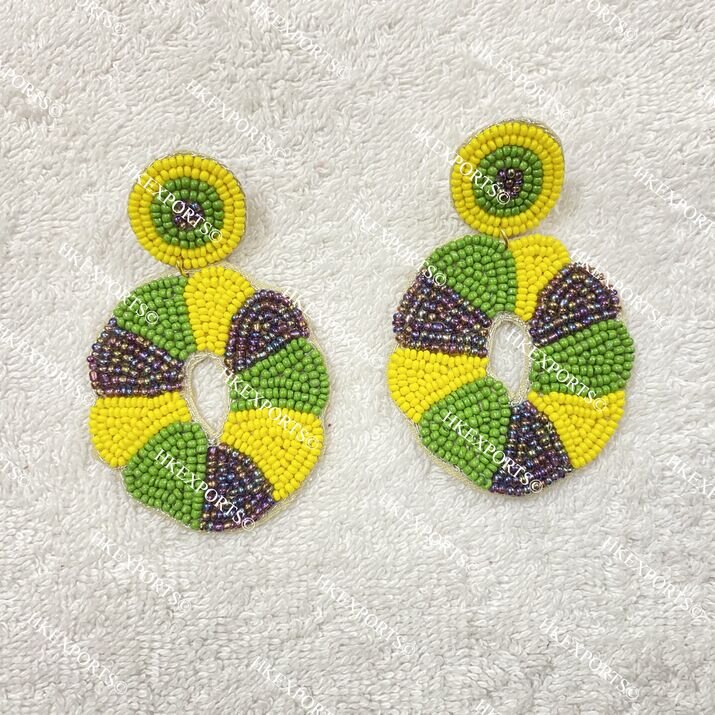 Christmas Beaded Earrings