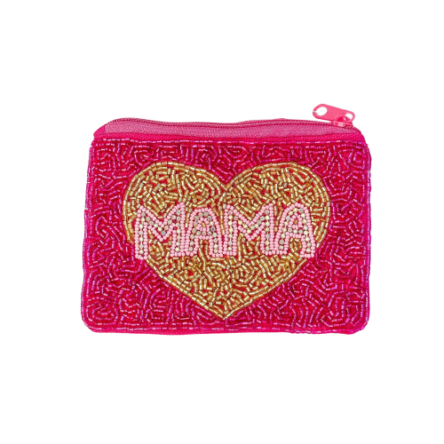 Mother's Day Special: MAMA Beaded Coin Purse - A Heartwarming Gift for Mom