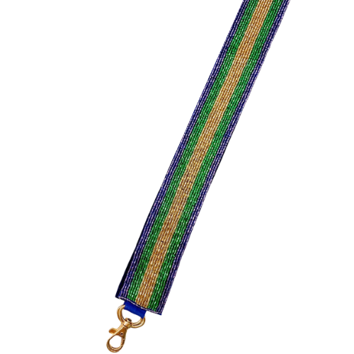 Exquisite Mardi Gras-inspired Beaded Purse Strap: Add Vibrance and Glamour to Your Accessories!