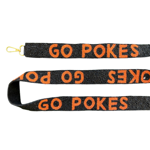 Go Pokes Beaded Purse Strap
