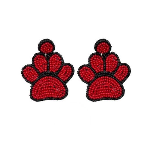 Missouri University Tiger Beaded Earrings: Roar with Tiger Pride