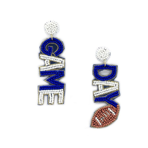 Kentucky Wildcats Gameday Beaded Earrings: Flaunt Your Team Spirit in Style!